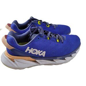 Hoka One One Shoes Women's 7.5 Elevon 2 Amparo Blue / White Running Training